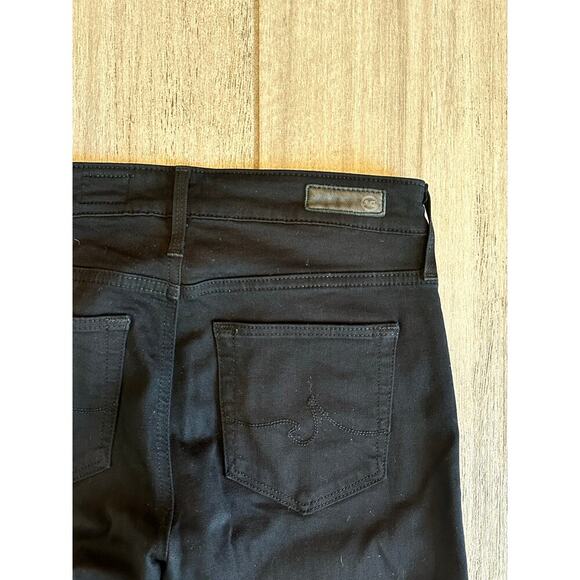 AG Adriano Goldschmied Farrah High-Rise Skinny Ankle Jean Black size 25 R - Picture 5 of 8